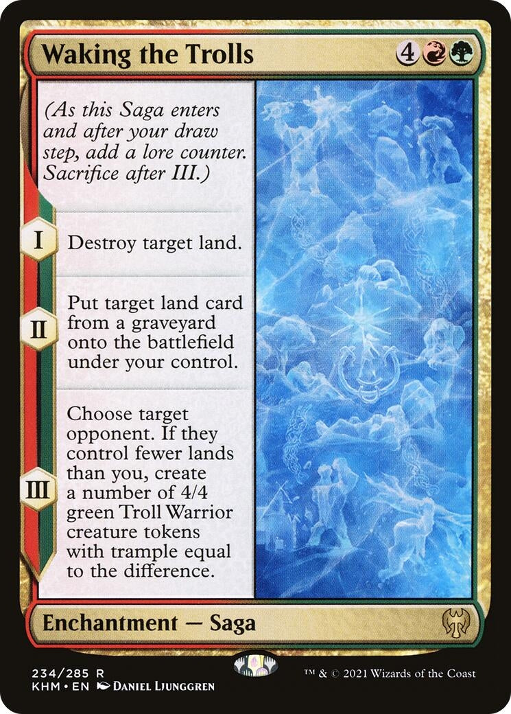 Image for Waking the Trolls (234) [Kaldheim] - Magic: The Gathering