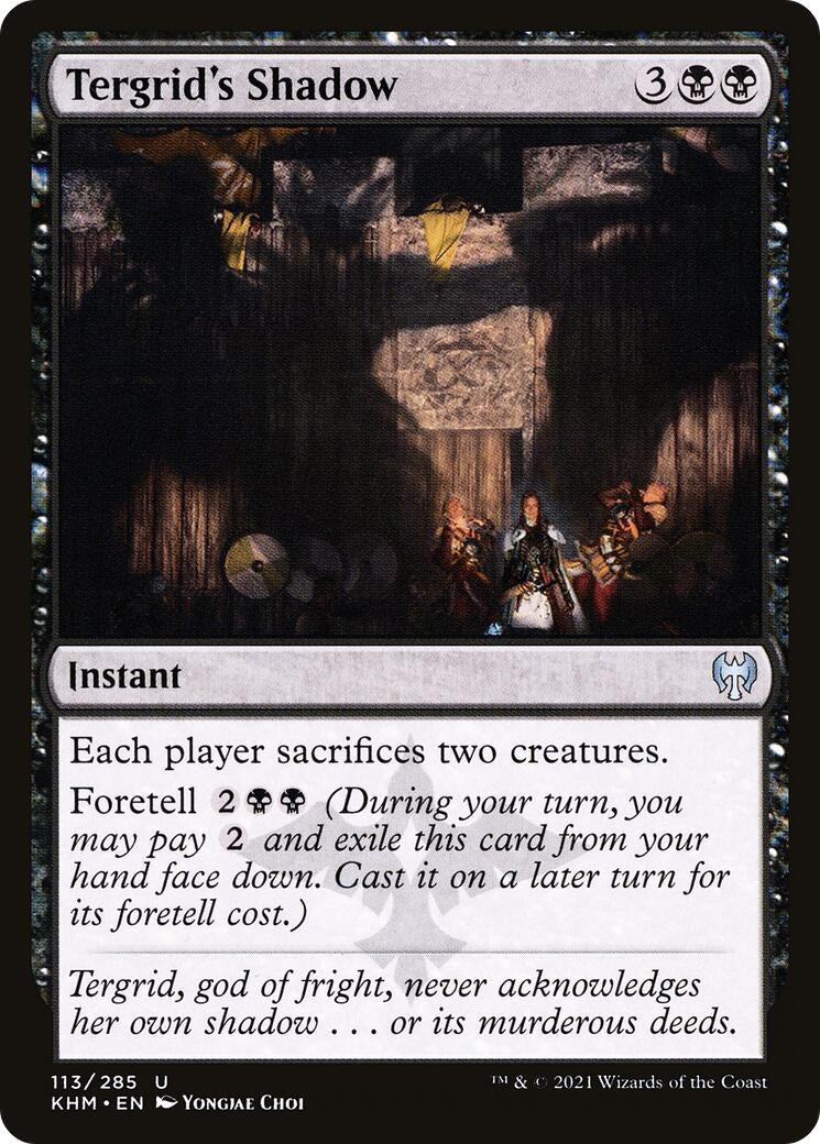 Image for Tergrid's Shadow (113) [Kaldheim] - Magic: The Gathering