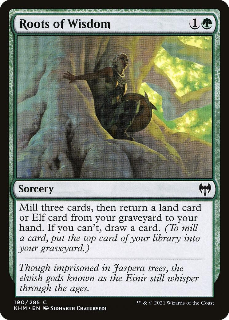 Image for Roots of Wisdom (190) [Kaldheim] - Magic: The Gathering