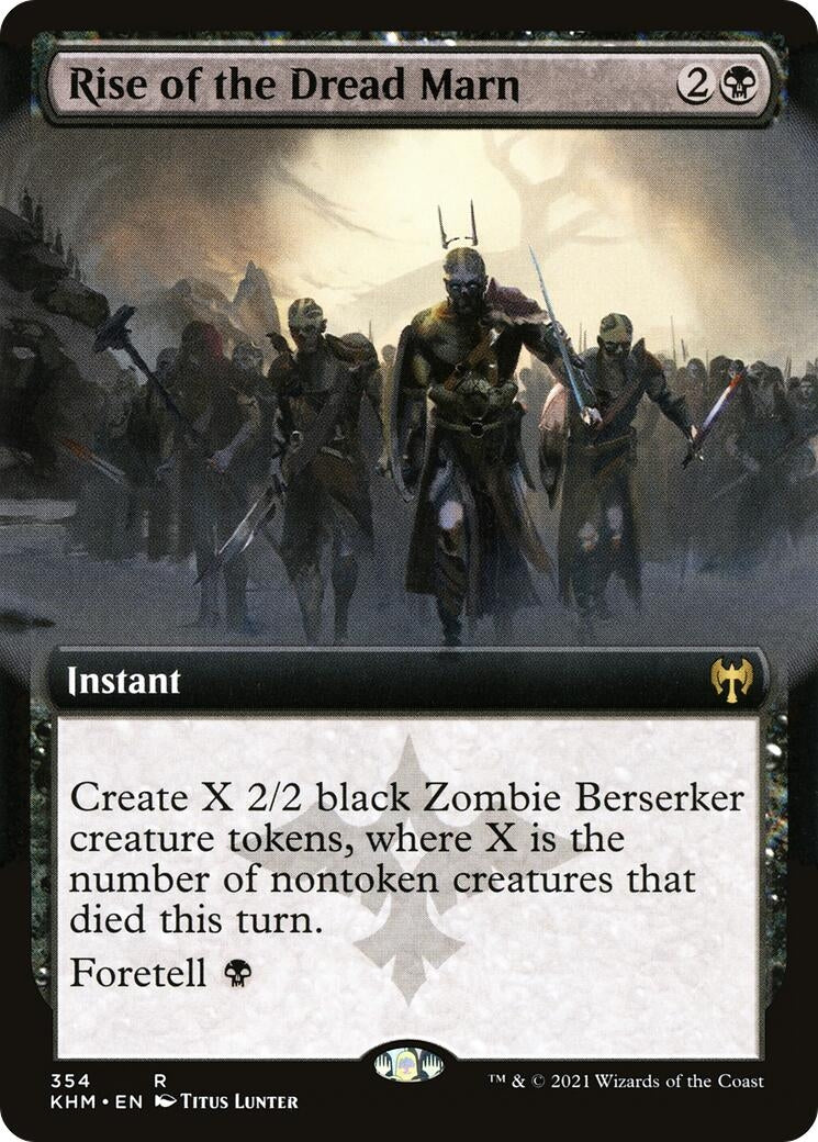 Image for Rise of the Dread Marn (Extended Art) (354) [Kaldheim] - Magic: The Gathering