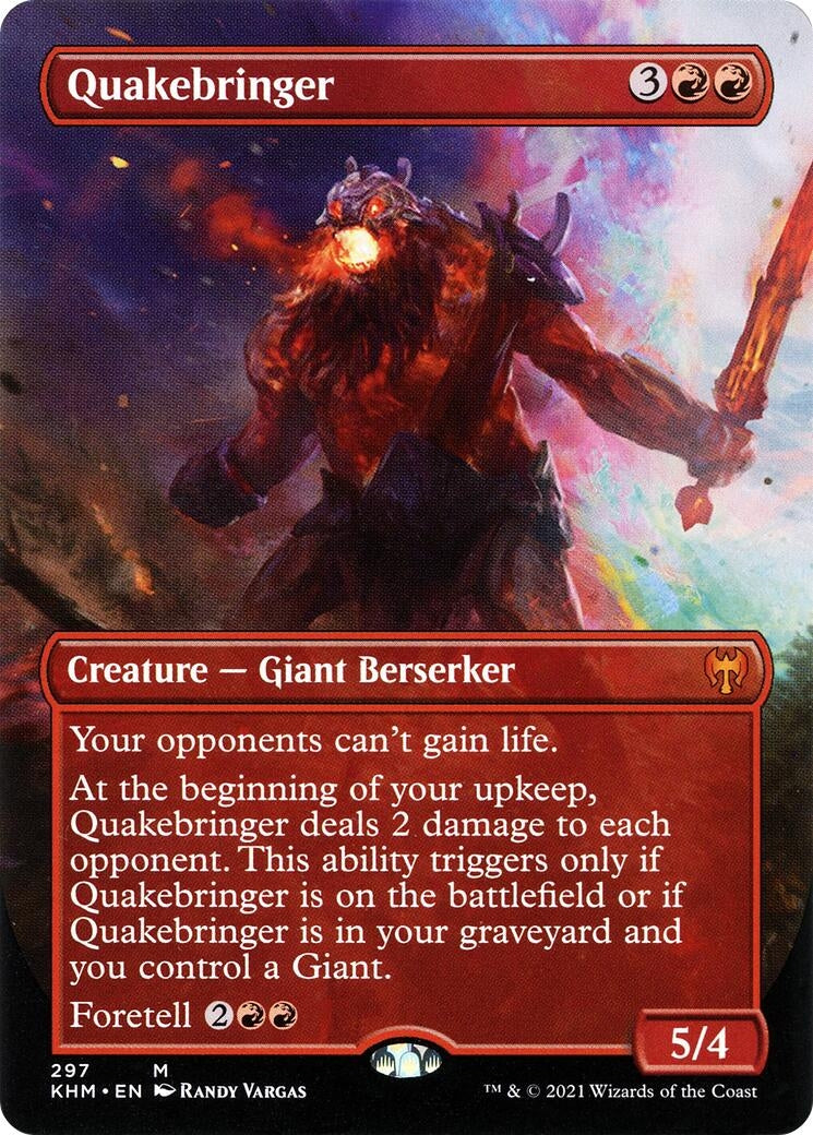 Image for Quakebringer (Borderless) (297) [Kaldheim] - Magic: The Gathering