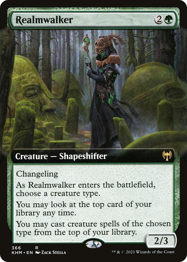 Image for Realmwalker (Extended Art) (366) [Kaldheim] - Magic: The Gathering