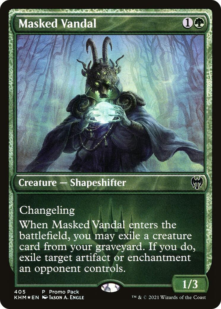 Image for Masked Vandal (405) [Kaldheim] - Magic: The Gathering