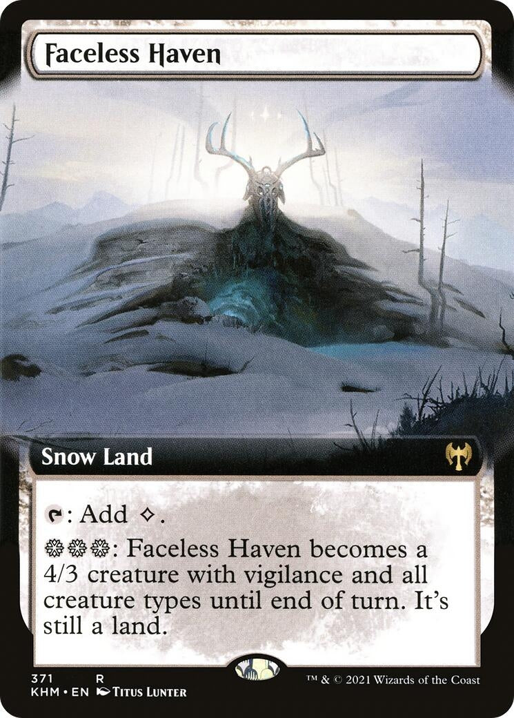 Image for Faceless Haven (Extended Art) (371) [Kaldheim] - Magic: The Gathering