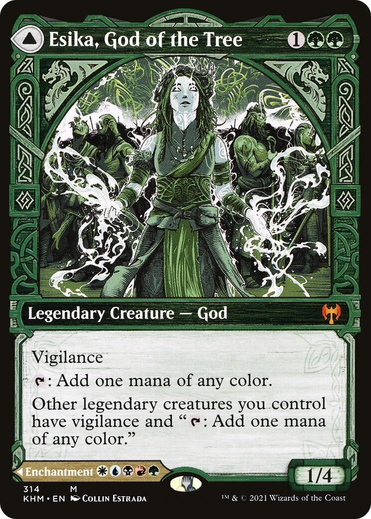 Image for Esika, God of the Tree (Showcase) (314) [Kaldheim] - Magic: The Gathering