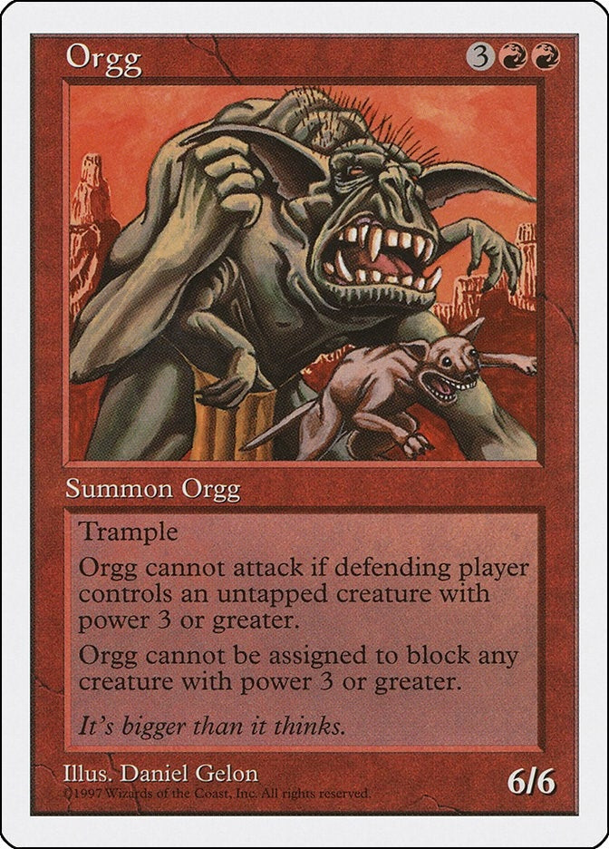 Image for Orgg [Fifth Edition] - Magic: The Gathering
