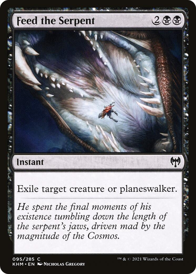 Image for Feed the Serpent (95) [Kaldheim] - Magic: The Gathering
