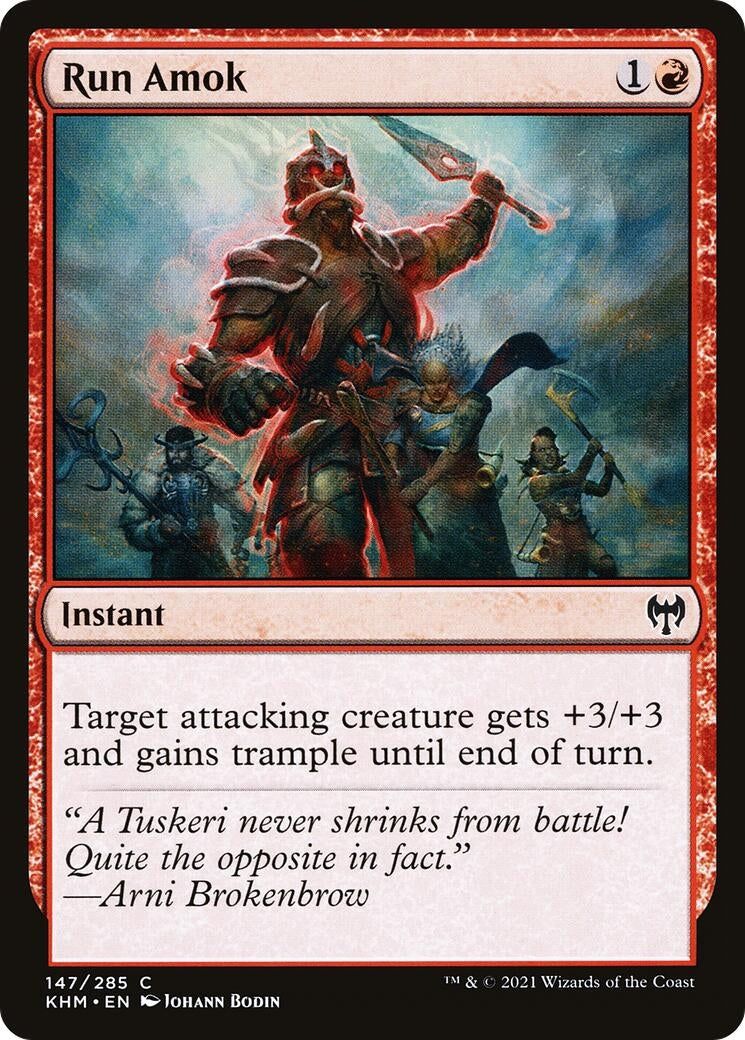 Image for Run Amok (147) [Kaldheim] - Magic: The Gathering