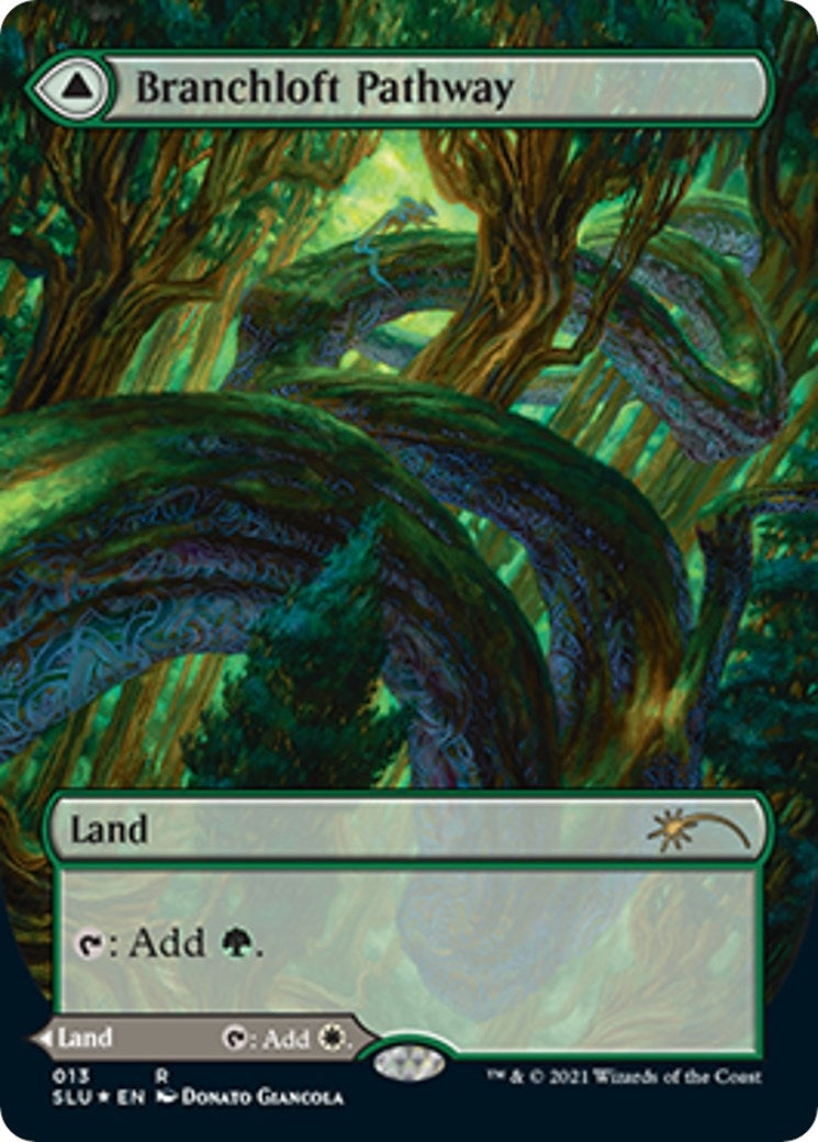 Image for Branchloft Pathway (Borderless) (13) [Secret Lair Series] - Magic: The Gathering