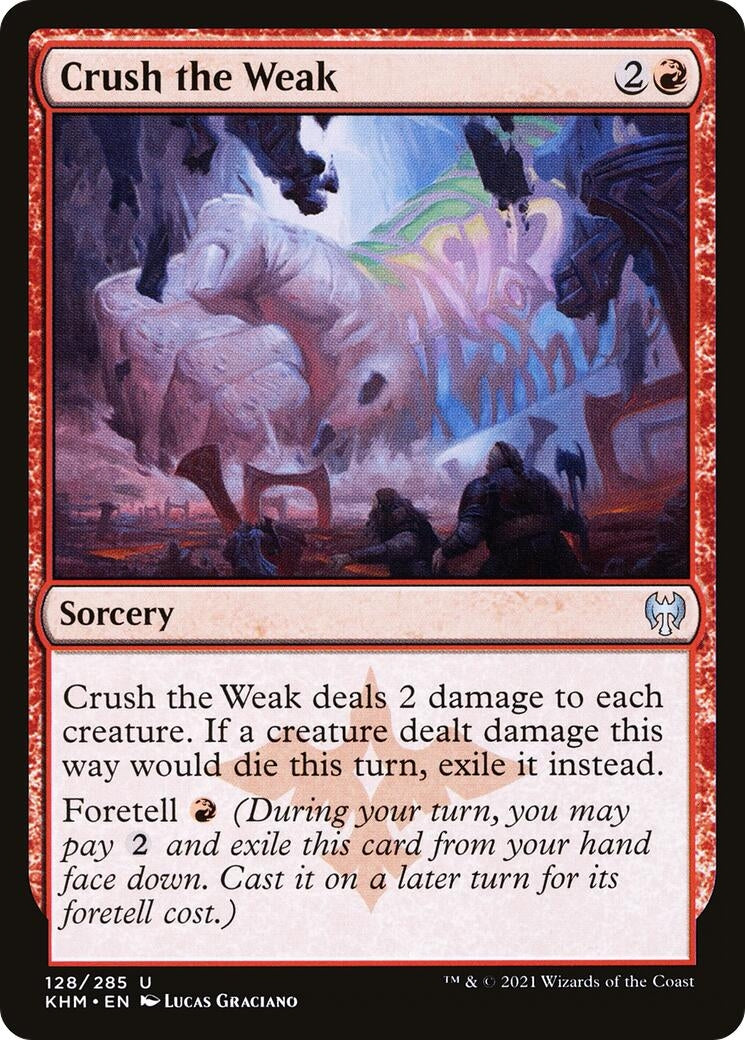 Image for Crush the Weak (128) [Kaldheim] - Magic: The Gathering