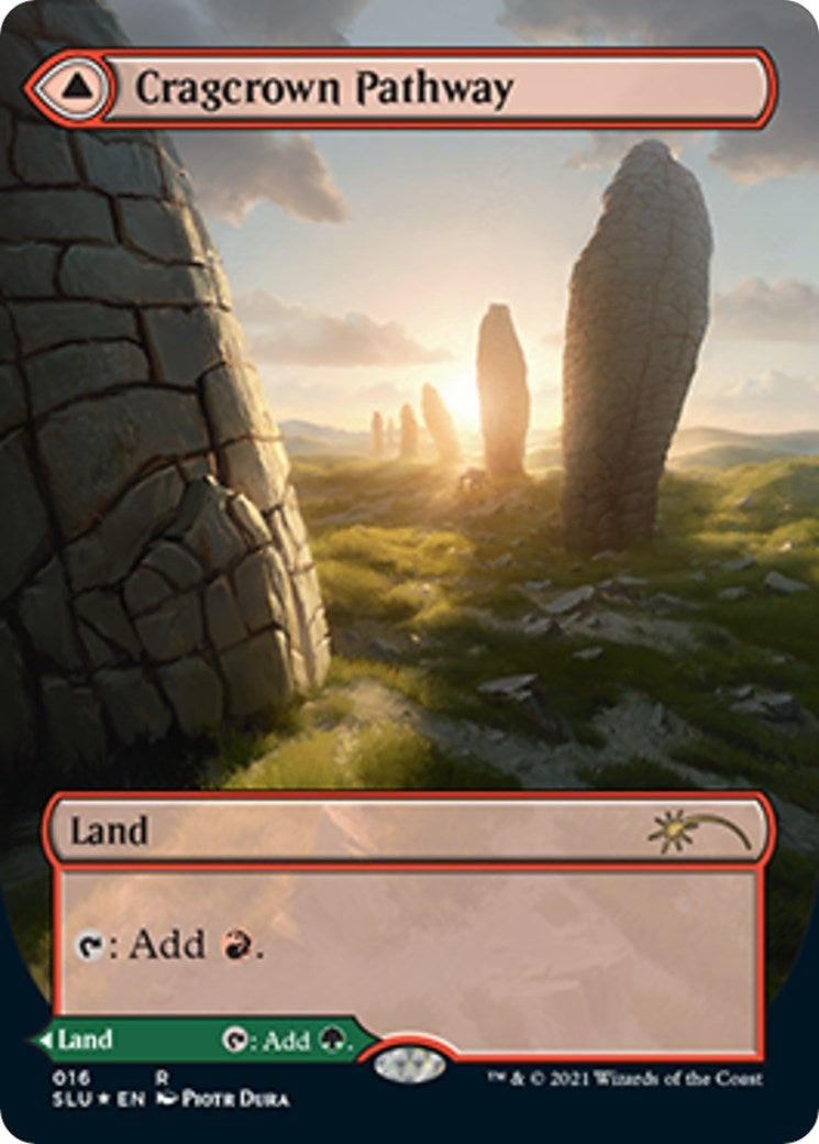 Image for Cragcrown Pathway (Borderless) (16) [Secret Lair Series] - Magic: The Gathering