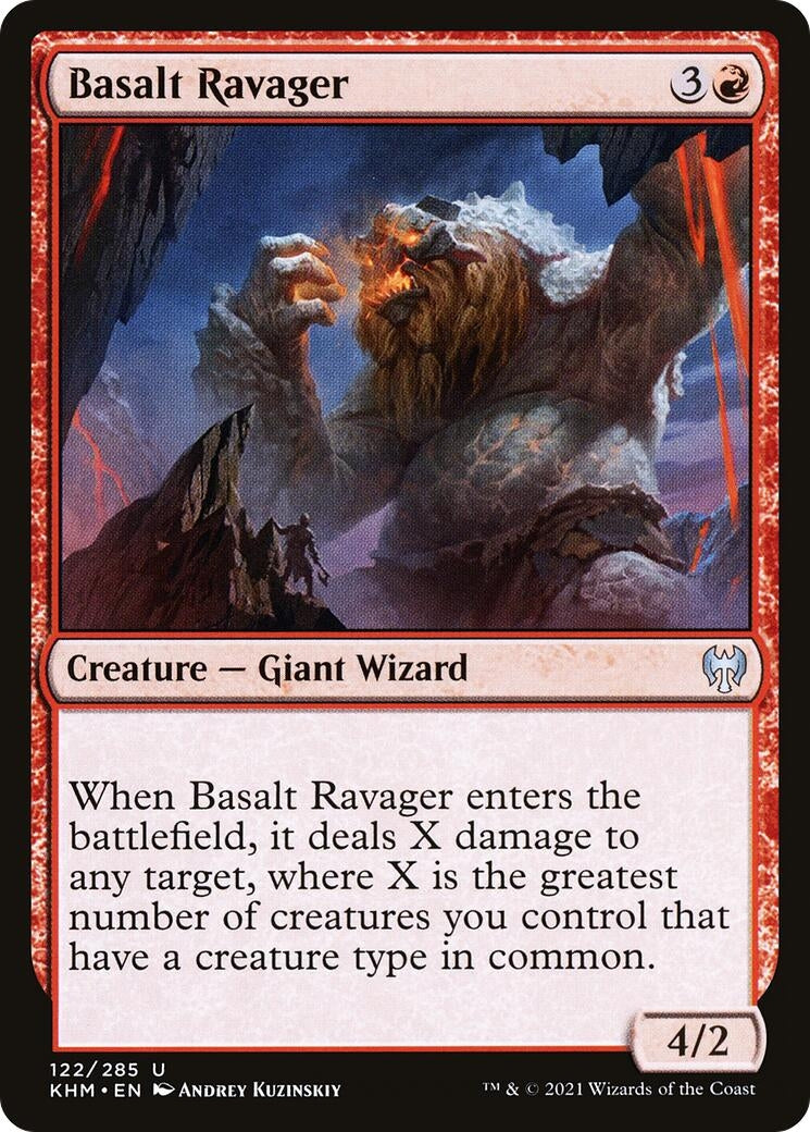 Image for Basalt Ravager (122) [Kaldheim] - Magic: The Gathering