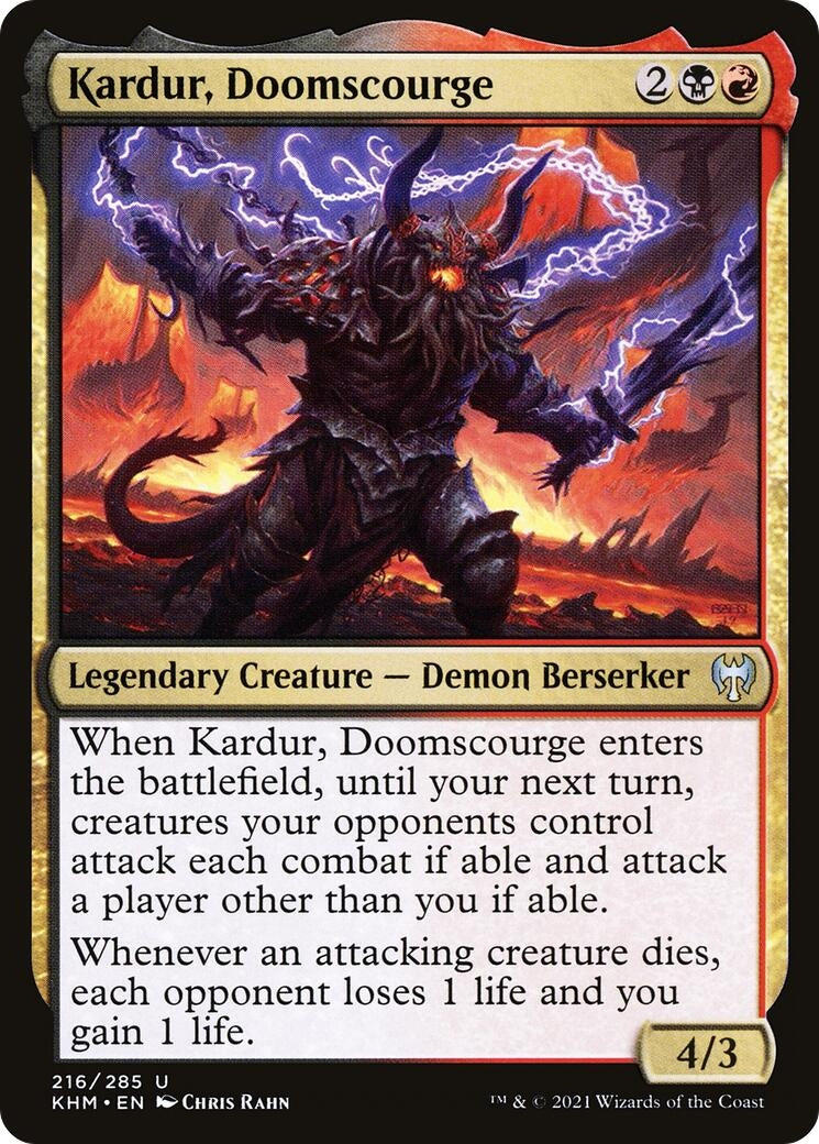 Image for Kardur, Doomscourge (216) [Kaldheim] - Magic: The Gathering
