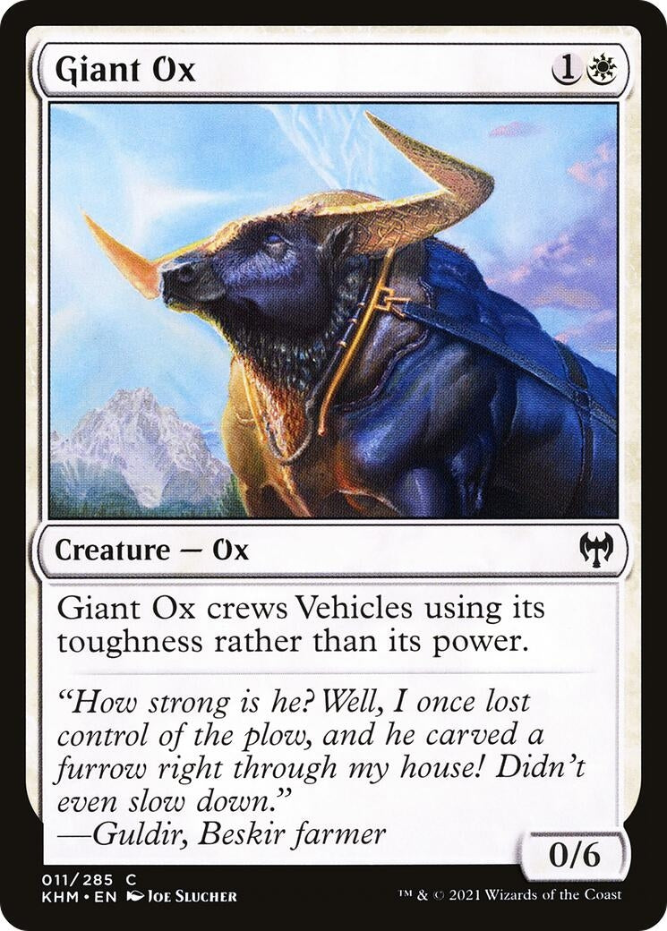 Image for Giant Ox (11) [Kaldheim] - Magic: The Gathering