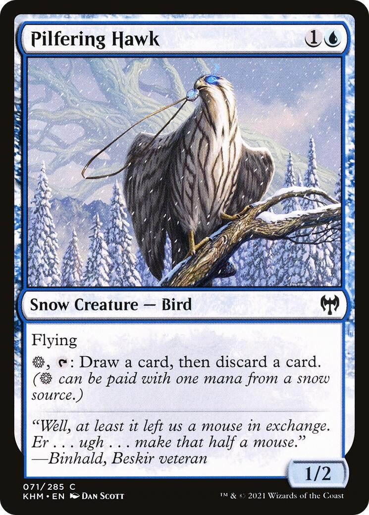 Image for Pilfering Hawk (71) [Kaldheim] - Magic: The Gathering