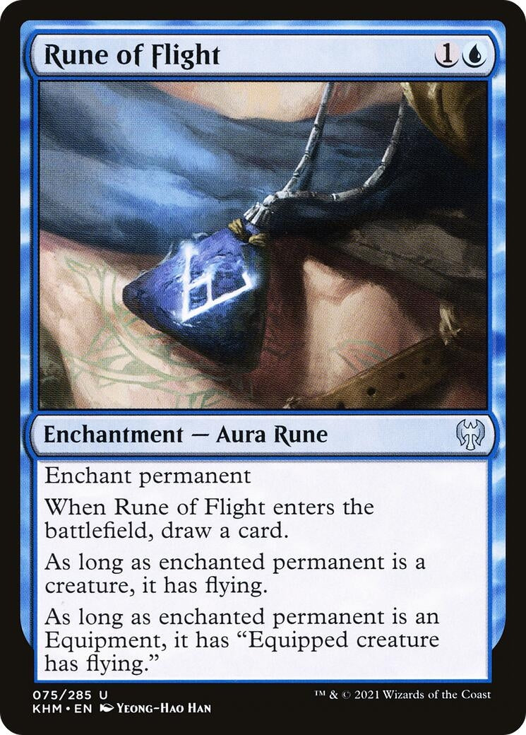 Image for Rune of Flight (75) [Kaldheim] - Magic: The Gathering