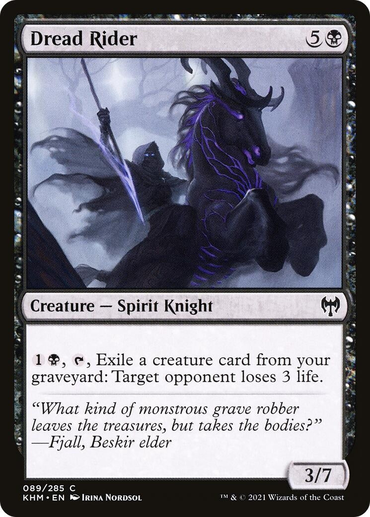 Image for Dread Rider (89) [Kaldheim] - Magic: The Gathering