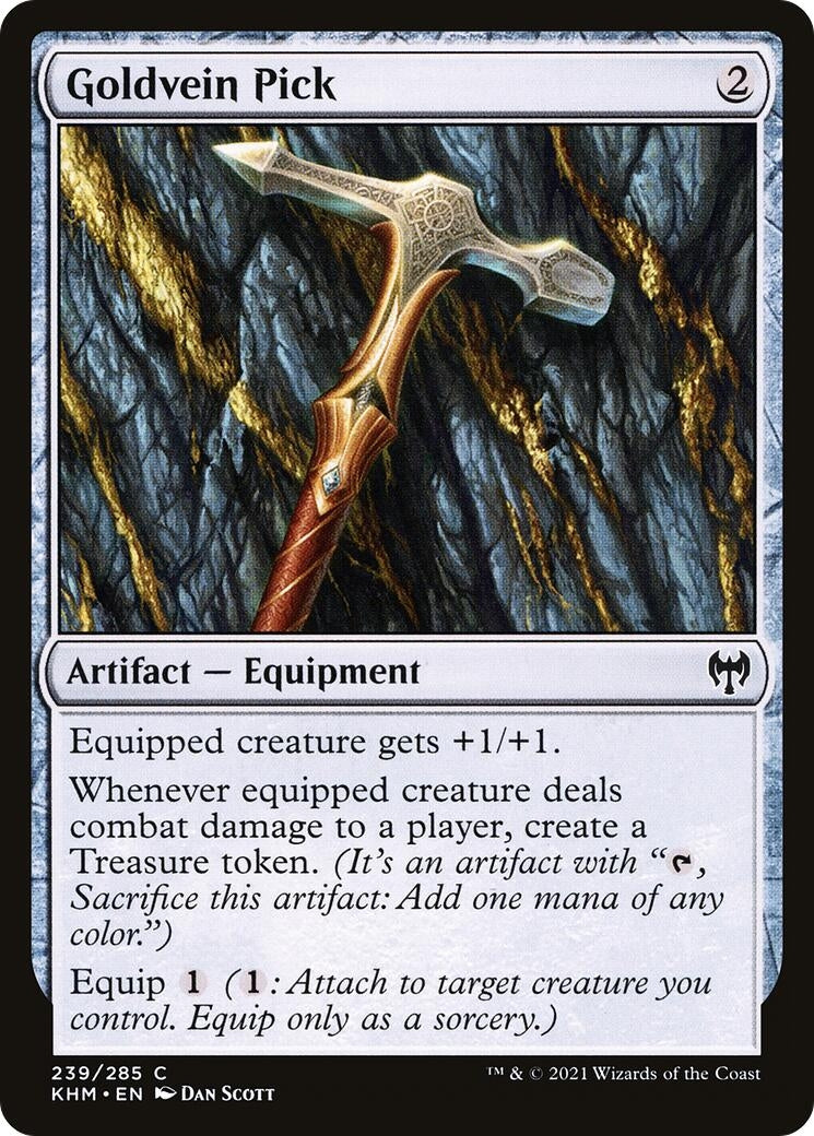 Image for Goldvein Pick (239) [Kaldheim] - Magic: The Gathering