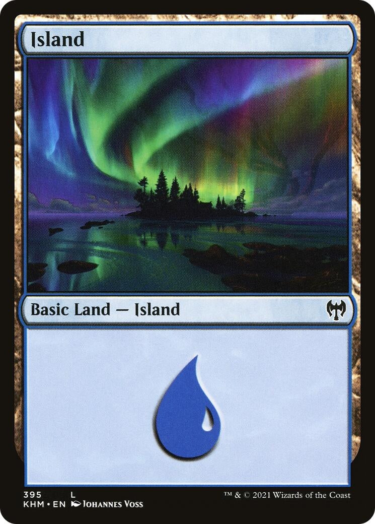 Image for Island (395) [Kaldheim] - Magic: The Gathering