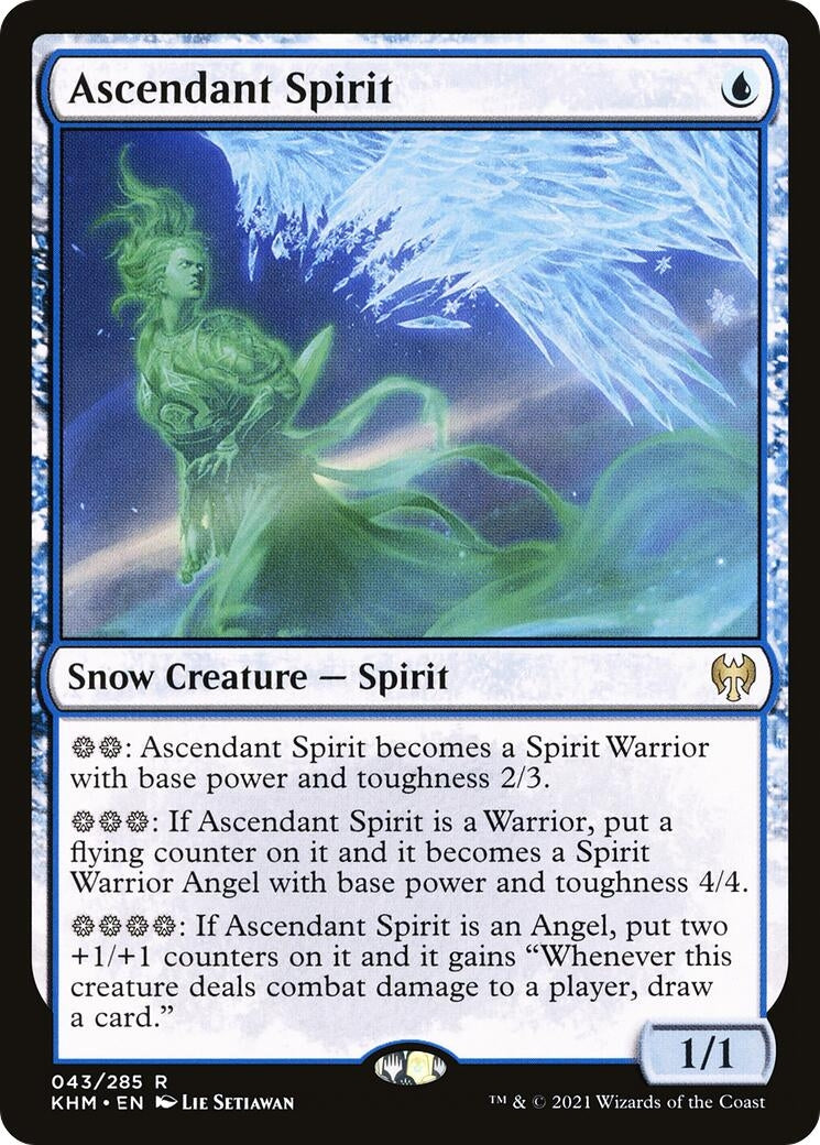 Image for Ascendant Spirit (43) [Kaldheim] - Magic: The Gathering