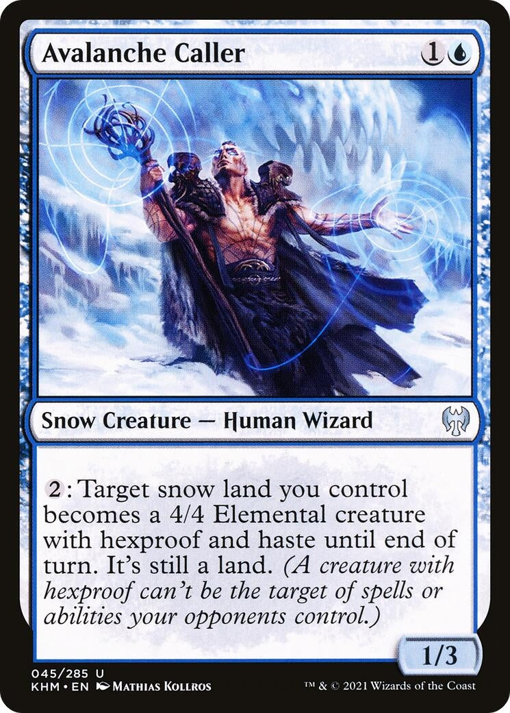 Image for Avalanche Caller (45) [Kaldheim] - Magic: The Gathering