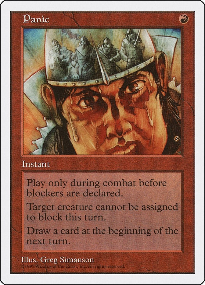 Image for Panic [Fifth Edition] - Magic: The Gathering