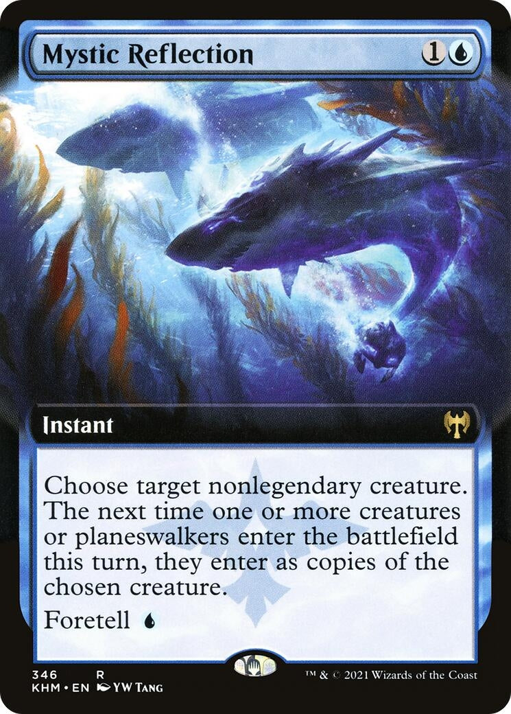 Image for Mystic Reflection (Extended Art) (346) [Kaldheim] - Magic: The Gathering