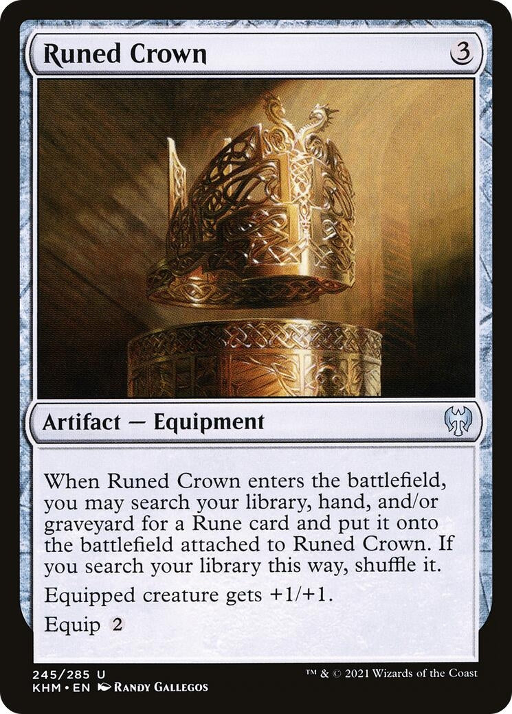 Image for Runed Crown (245) [Kaldheim] - Magic: The Gathering
