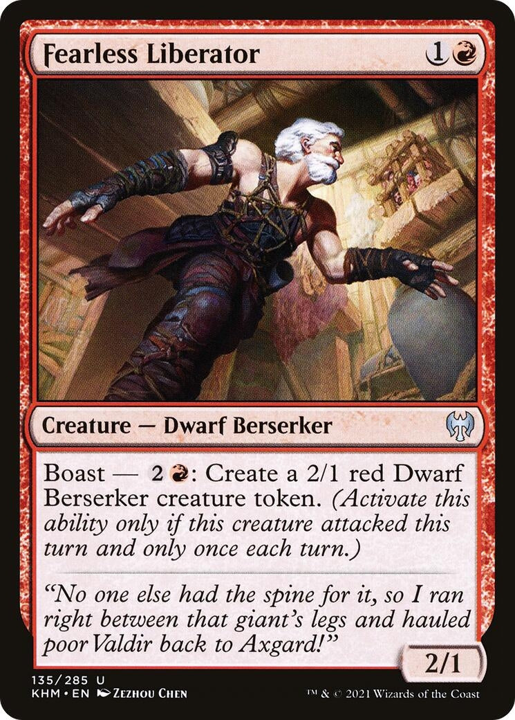 Image for Fearless Liberator (135) [Kaldheim] - Magic: The Gathering