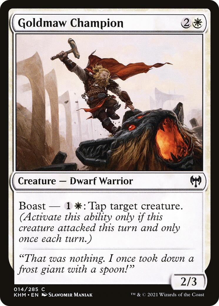 Image for Goldmaw Champion (14) [Kaldheim] - Magic: The Gathering
