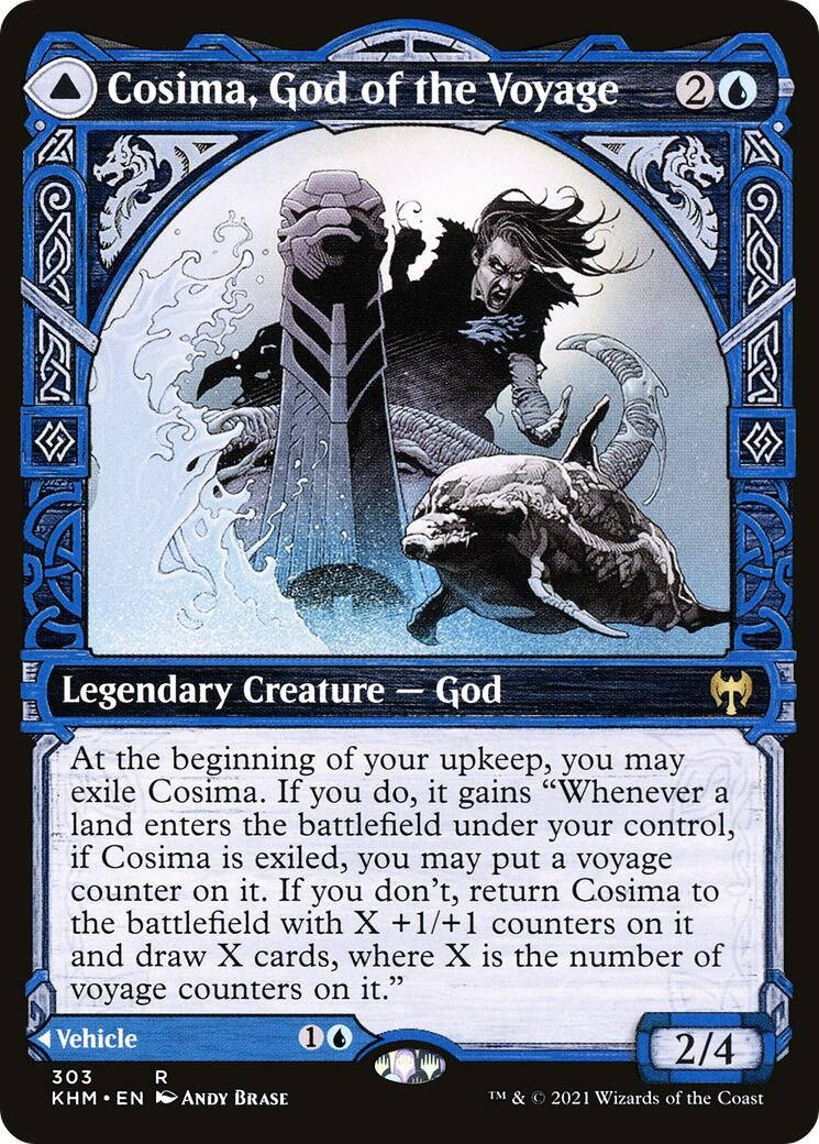 Image for Cosima, God of the Voyage (Showcase) (303) [Kaldheim] - Magic: The Gathering