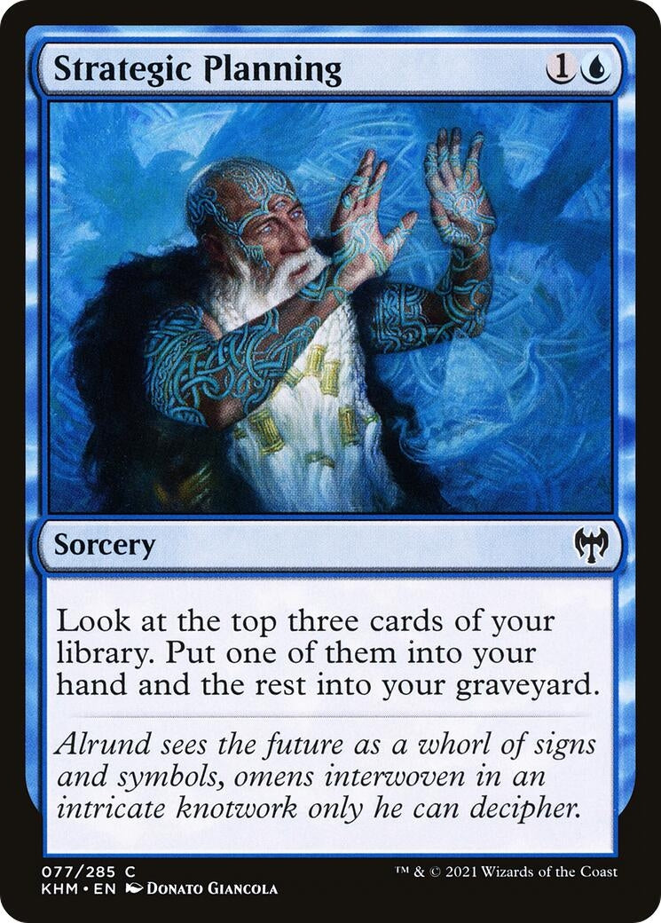 Image for Strategic Planning (77) [Kaldheim] - Magic: The Gathering