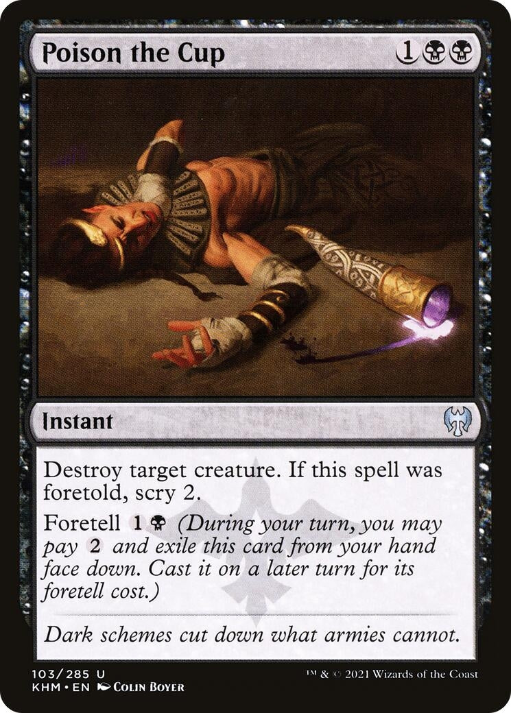 Image for Poison the Cup (103) [Kaldheim] - Magic: The Gathering