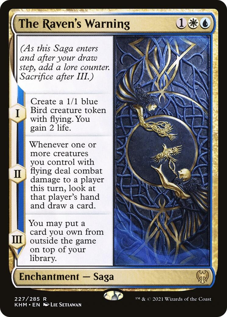 Image for The Raven's Warning (227) [Kaldheim] - Magic: The Gathering