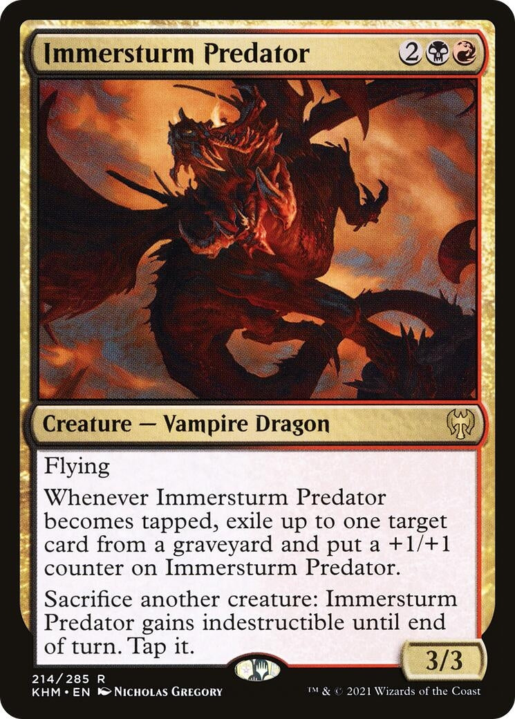 Image for Immersturm Predator (214) [Kaldheim] - Magic: The Gathering