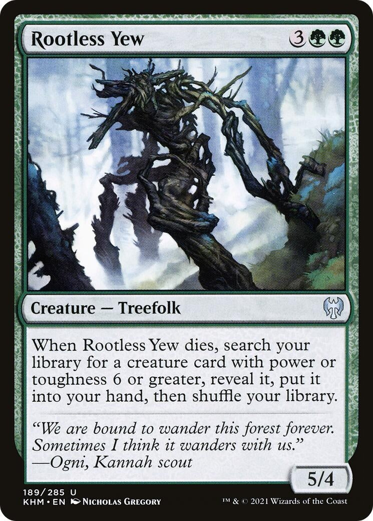 Image for Rootless Yew (189) [Kaldheim] - Magic: The Gathering