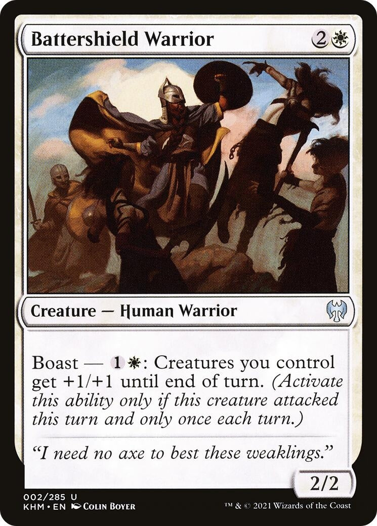 Image for Battershield Warrior (2) [Kaldheim] - Magic: The Gathering