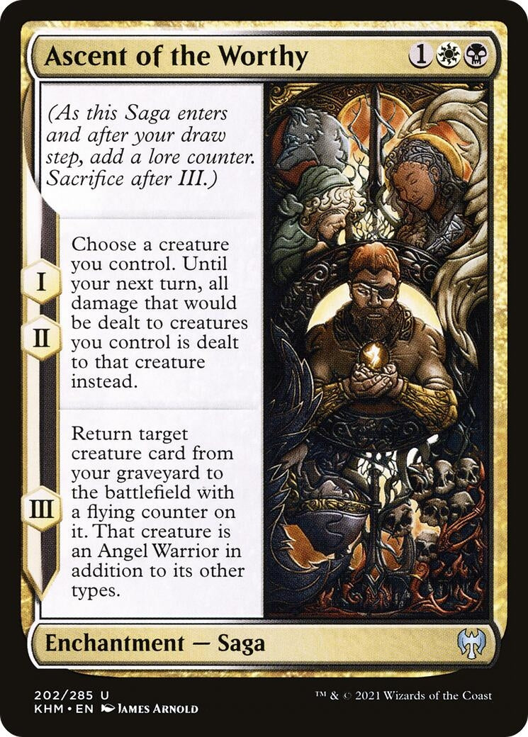 Image for Ascent of the Worthy (202) [Kaldheim] - Magic: The Gathering