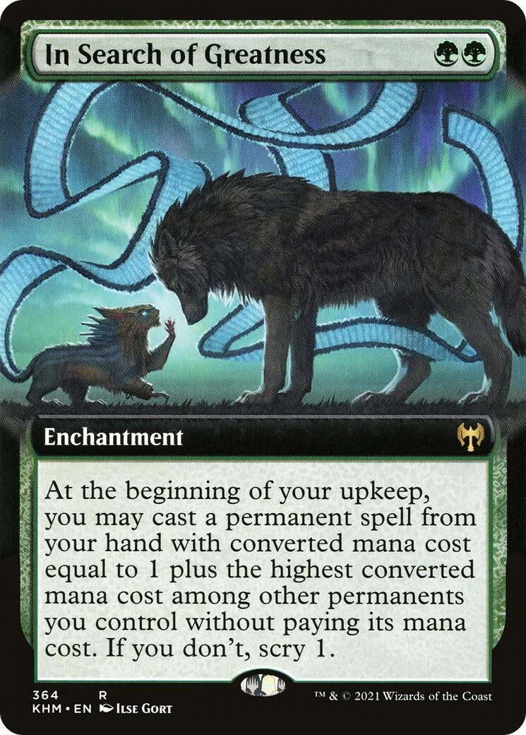 Image for In Search of Greatness (Extended Art) (364) [Kaldheim] - Magic: The Gathering