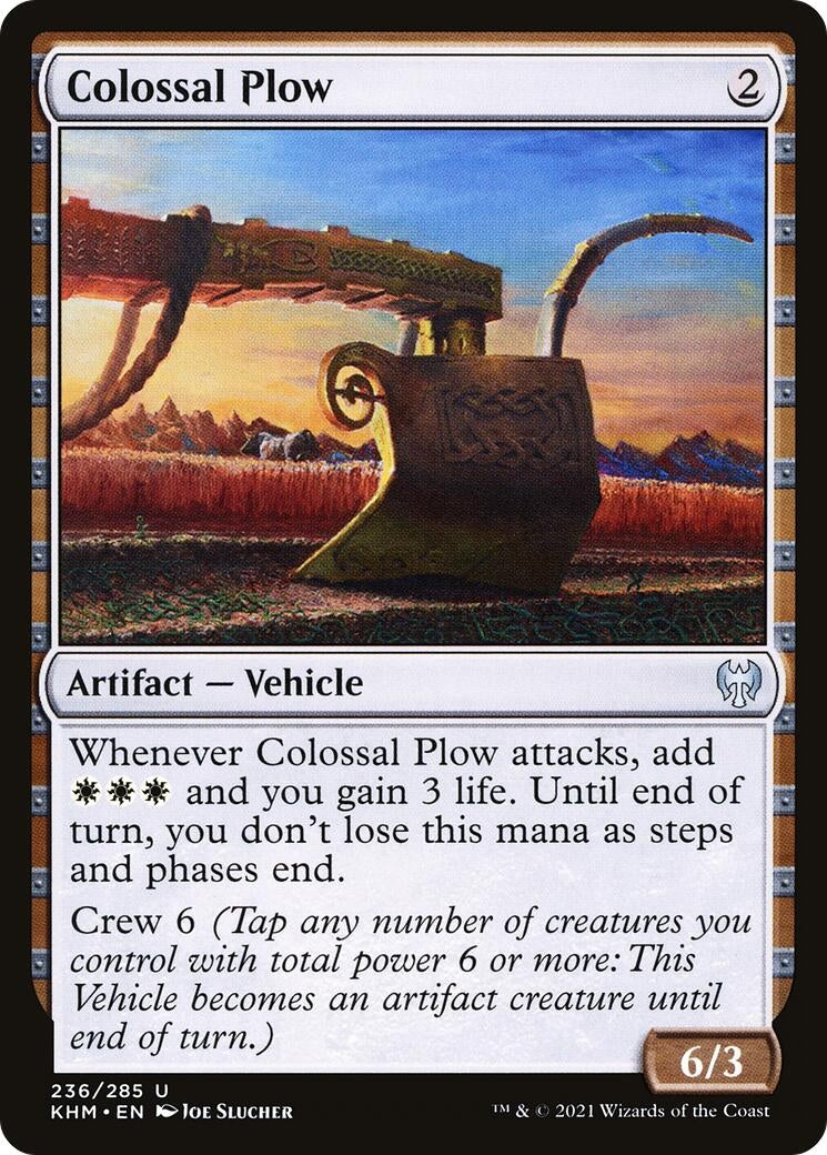 Image for Colossal Plow (236) [Kaldheim] - Magic: The Gathering