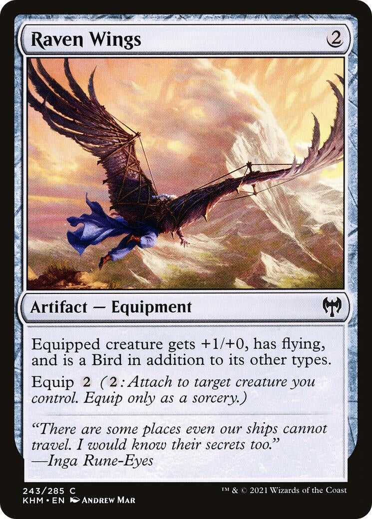 Image for Raven Wings (243) [Kaldheim] - Magic: The Gathering