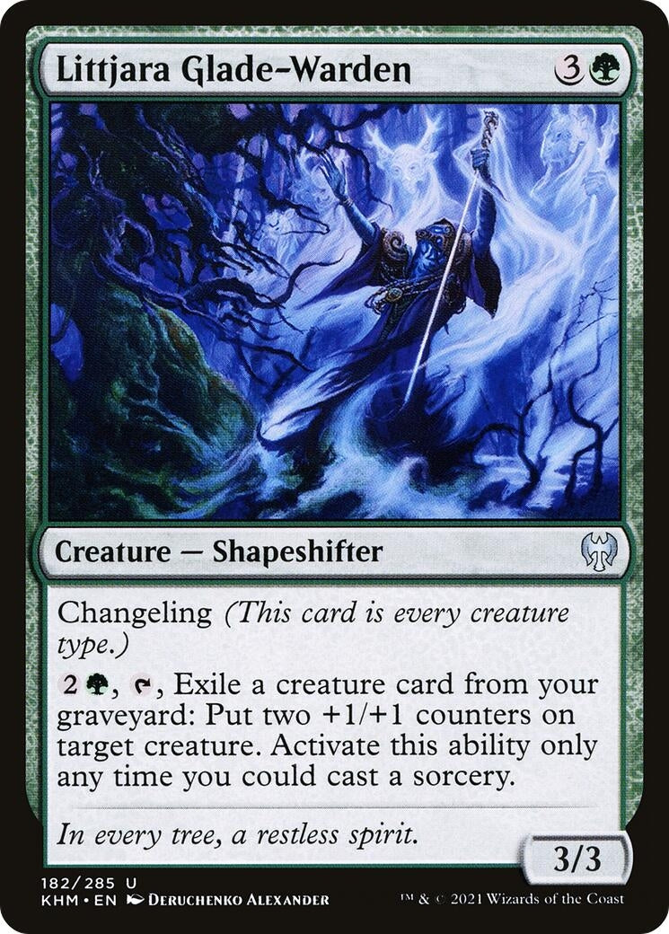 Image for Littjara Glade-Warden (182) [Kaldheim] - Magic: The Gathering
