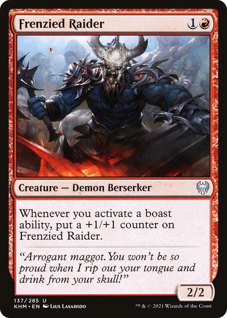 Image for Frenzied Raider (137) [Kaldheim] - Magic: The Gathering