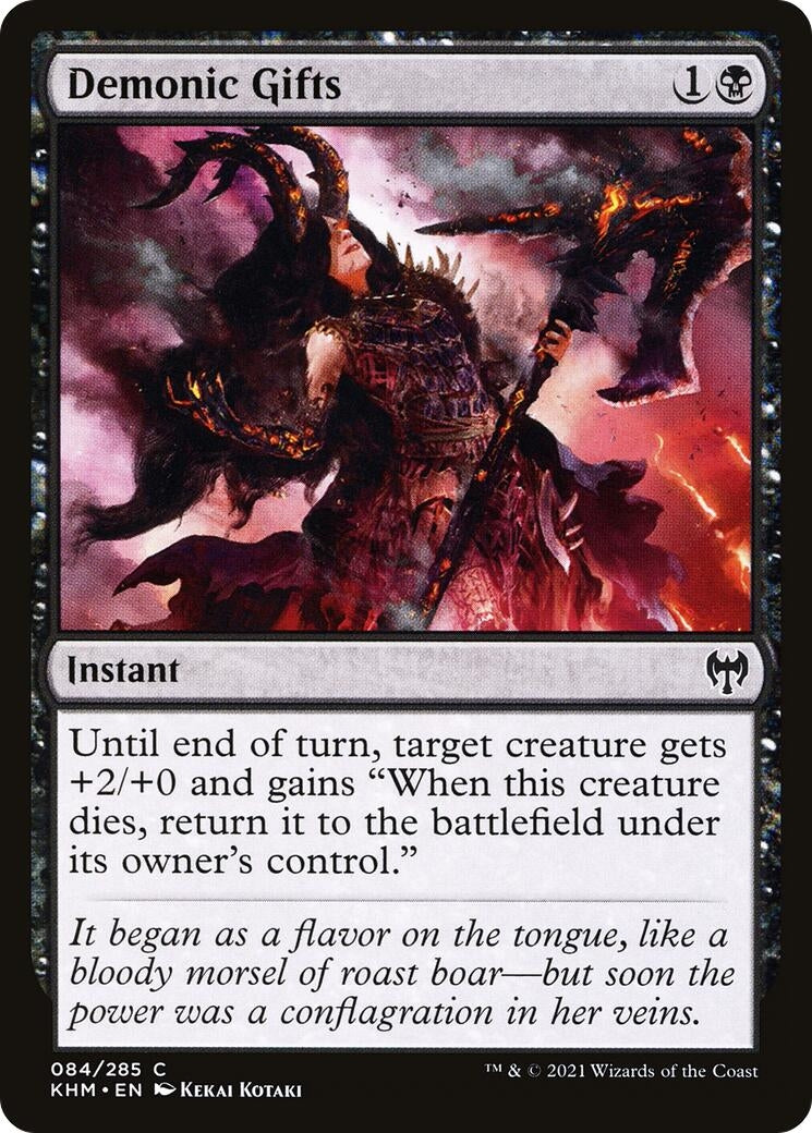 Image for Demonic Gifts (84) [Kaldheim] - Magic: The Gathering