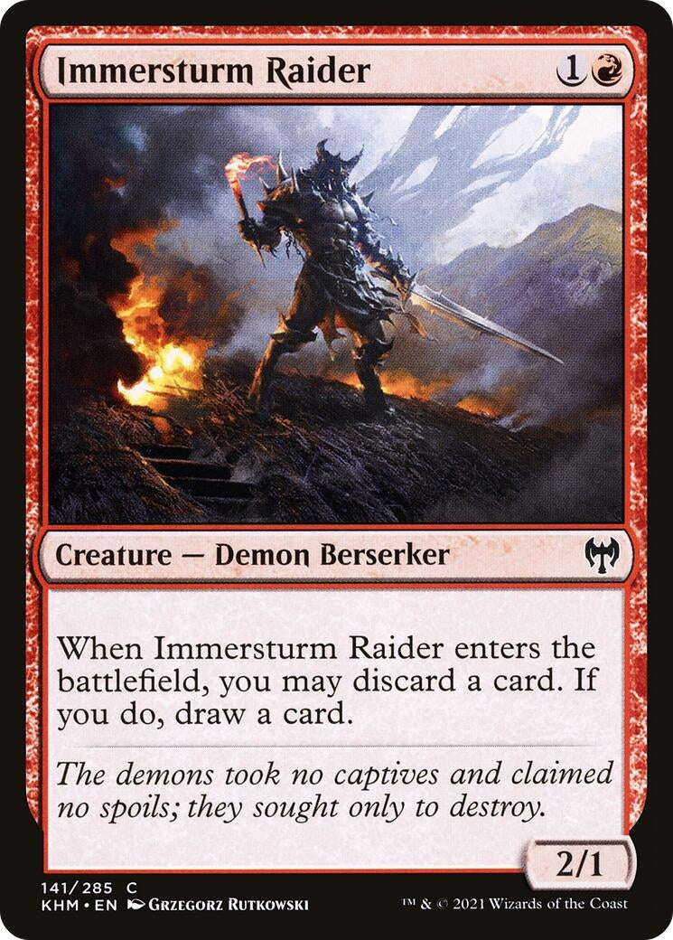 Image for Immersturm Raider (141) [Kaldheim] - Magic: The Gathering