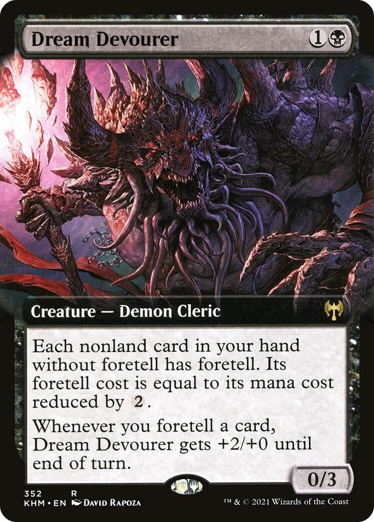 Image for Dream Devourer (Extended Art) (352) [Kaldheim] - Magic: The Gathering