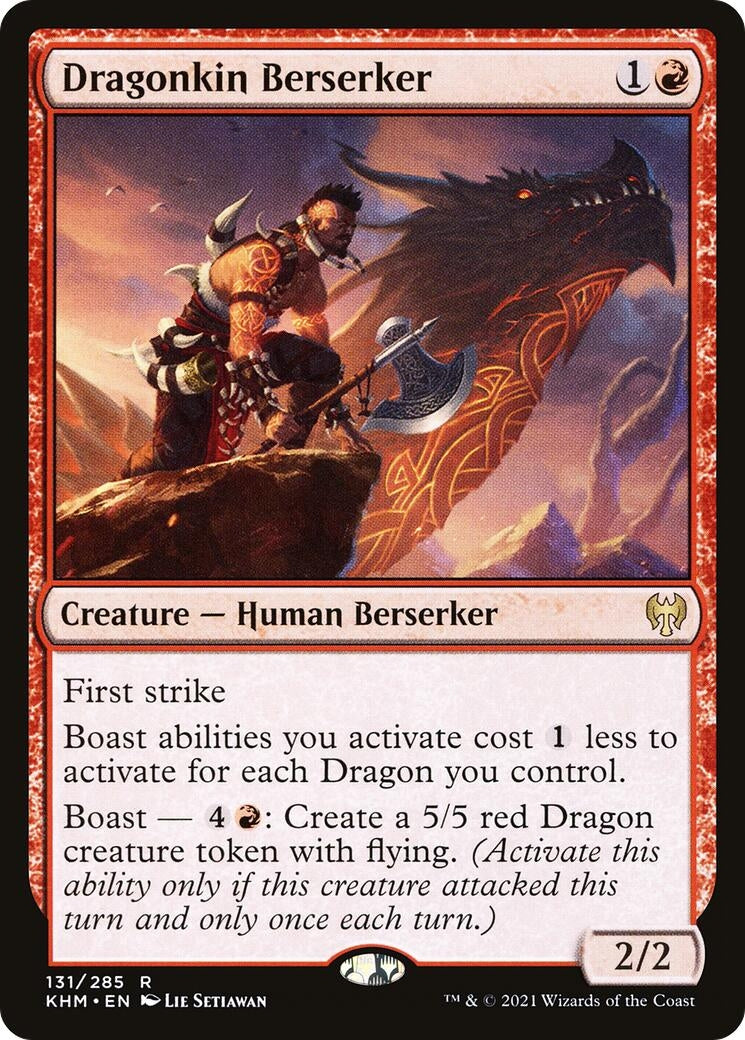 Image for Dragonkin Berserker (131) [Kaldheim] - Magic: The Gathering