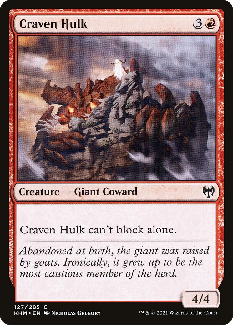 Image for Craven Hulk (127) [Kaldheim] - Magic: The Gathering