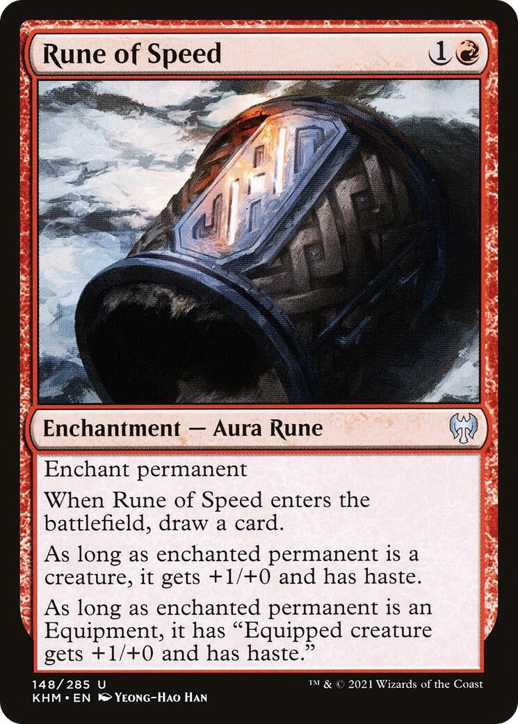 Image for Rune of Speed (148) [Kaldheim] - Magic: The Gathering