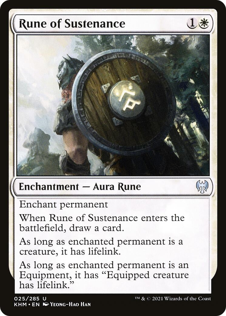 Image for Rune of Sustenance (25) [Kaldheim] - Magic: The Gathering